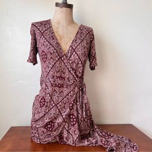 Surplice maxi dress 🍇